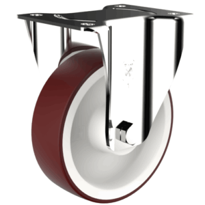 Fiksuotos šakės ratukas 150x45 mm, 234288DS, apkrova - iki 350 kg