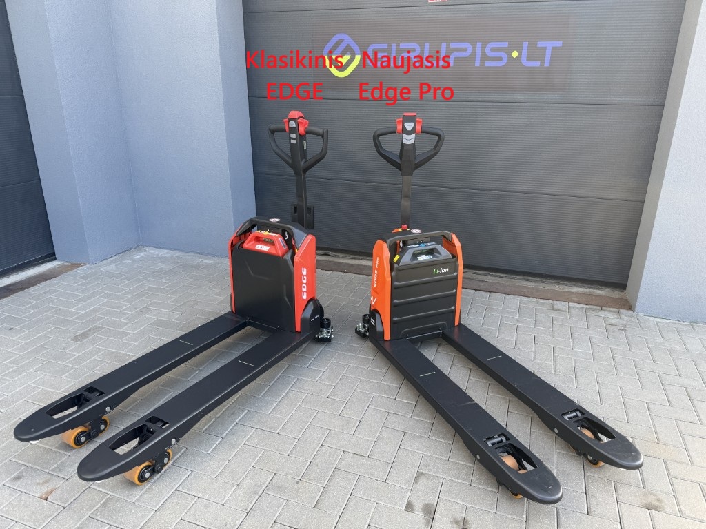 Elektrinis palečių vežimėlis EDGE Pro - 1500 kg ir 1150 mm šakės, 24V40Ah baterija - Image 13