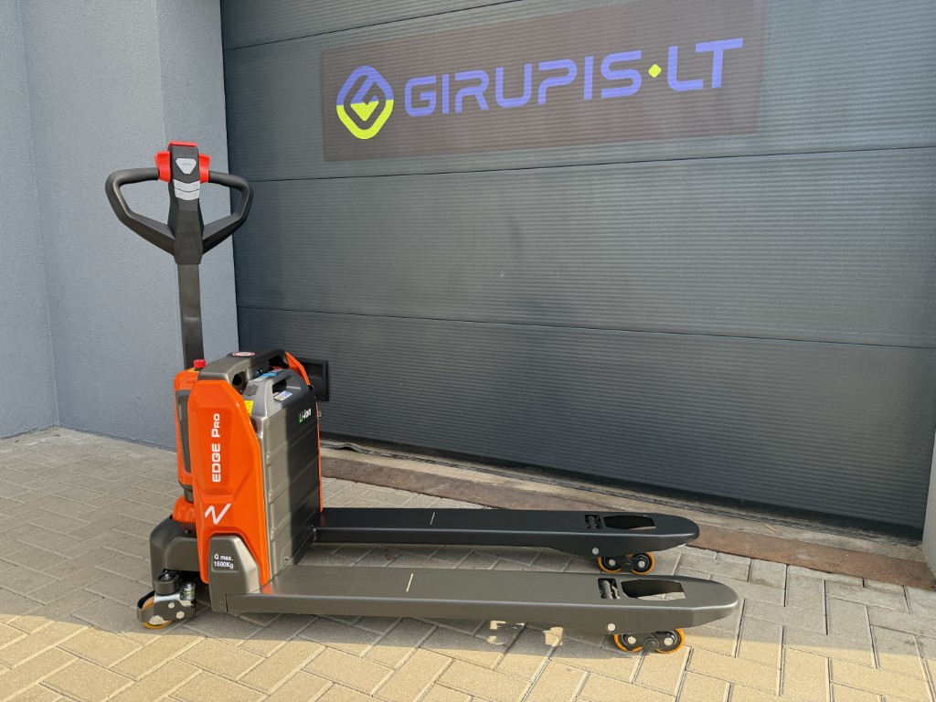 Elektrinis palečių vežimėlis EDGE Pro - 1500 kg ir 1150 mm šakės, 24V40Ah baterija - Image 8