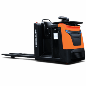 Užsakymų rinktuvas OLE 200, veža 2000kg, su 2400 mm ilgio šakėmis ir 25,6V300Ah ličio baterija